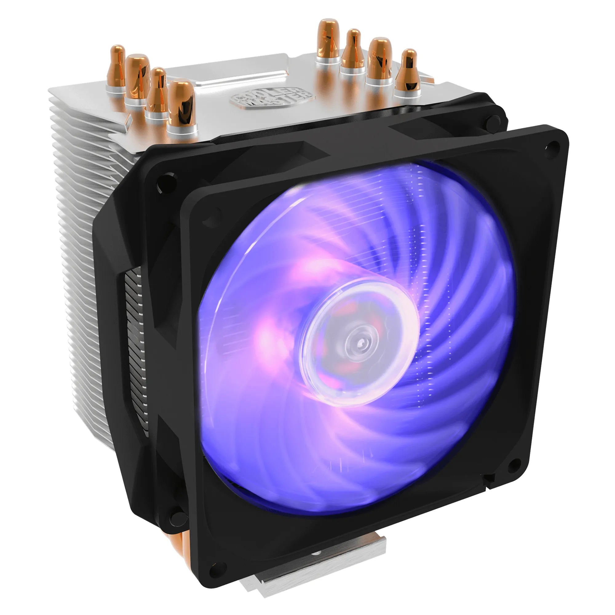 Cooler Master Hyper H410R RGB, Processor, Cooler, 9.2 cm, LGA 1150 (Socket H3),LGA 1151 (Socket H4),LGA 1155 (Socket H2),LGA 1156 (Socket H),LGA 1366..., 600 RPM, 2000 RPM