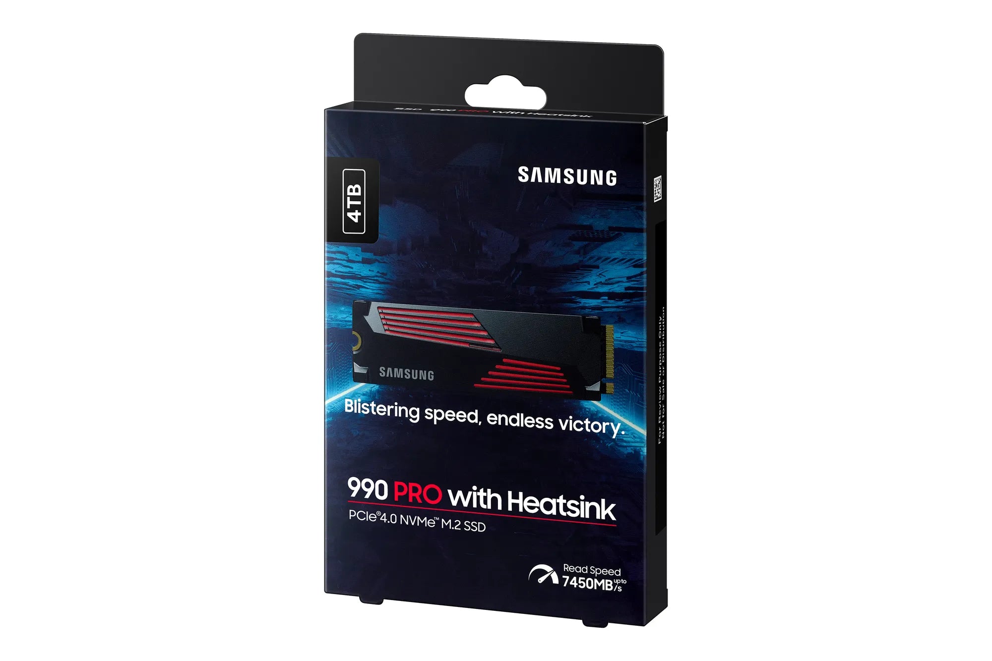 Samsung 990 Pro, 4 TB, M.2, 7450 MB/s