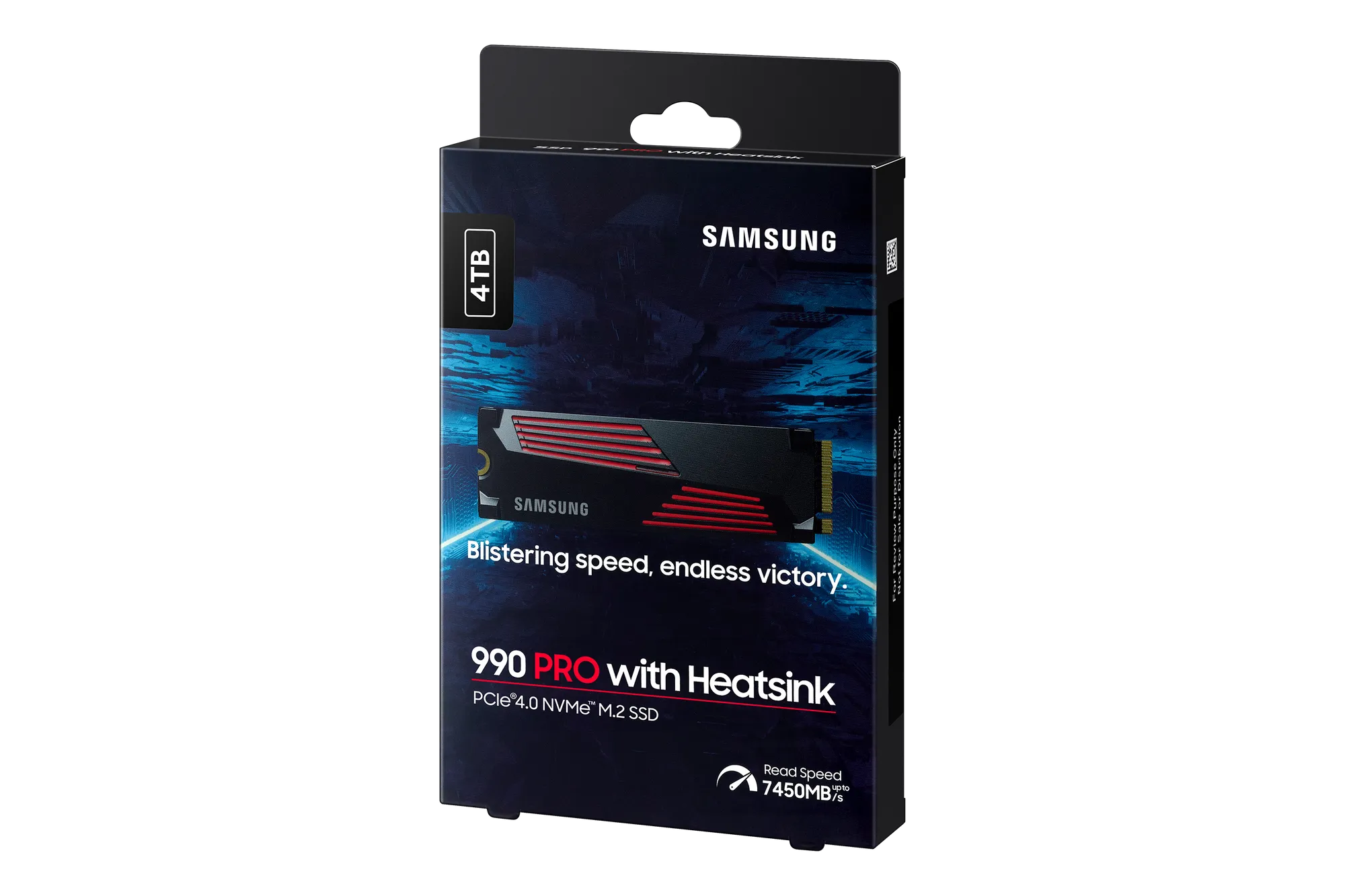 Samsung 990 Pro, 4 TB, M.2, 7450 MB/s