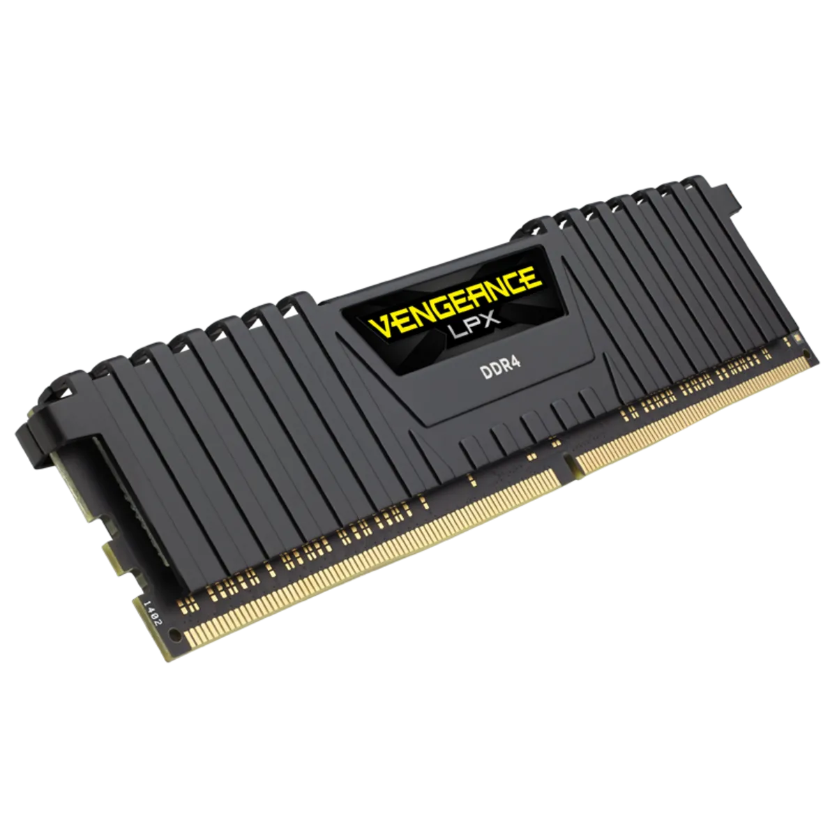 CORSAIR VENGEANCE® LPX 16GB (1 x 16GB) DDR4 DRAM 3200MHz C16 Memory Kit - Black.