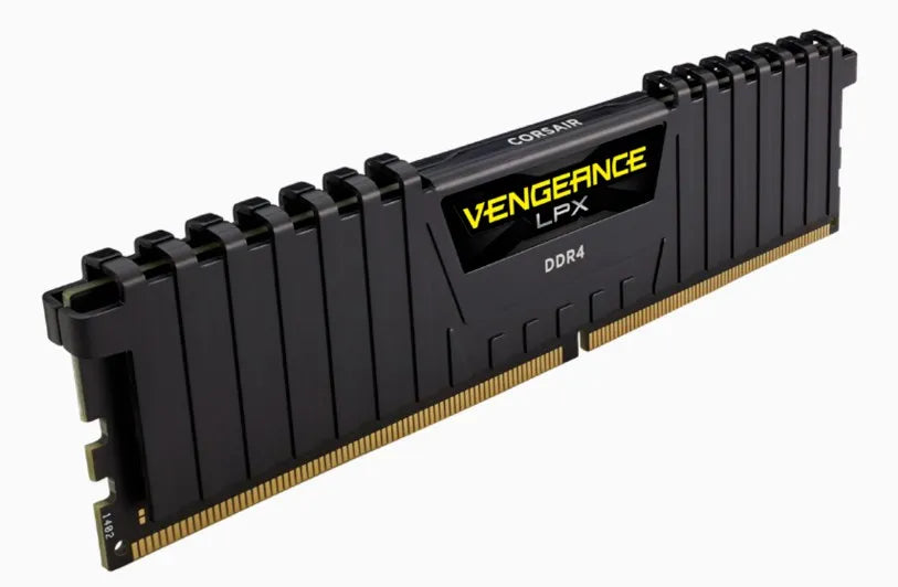 CORSAIR VENGEANCE® LPX 8GB (1 x 8GB) DDR4 DRAM 3200MHz C16 Memory Kit - Black.