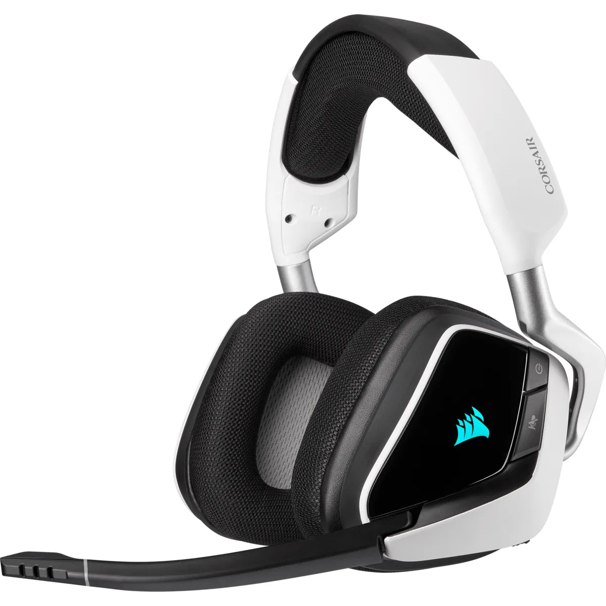 Corsair VOID RGB ELITE Wireless, Headset, Head-band, Gaming, Black,White, Binaural, 7.1 Surround Sound