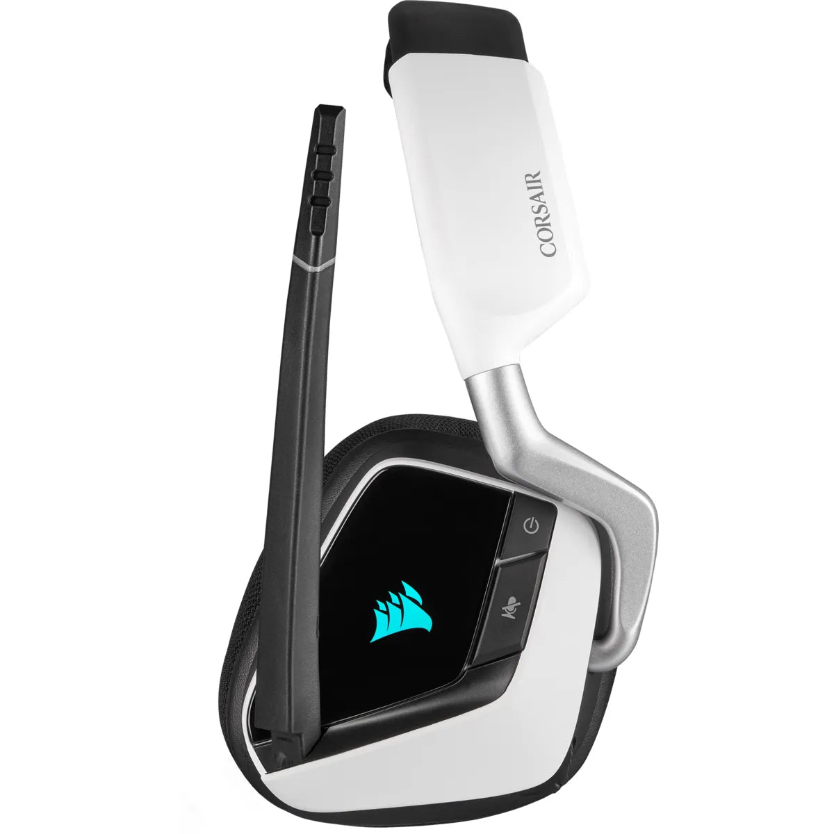 Corsair VOID RGB ELITE Wireless, Headset, Head-band, Gaming, Black,White, Binaural, 7.1 Surround Sound