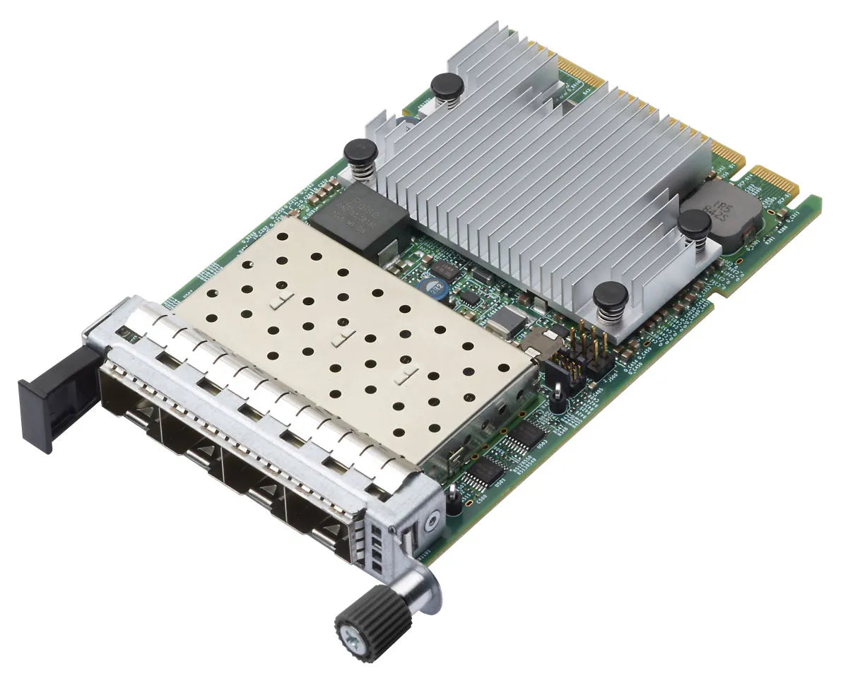 Lenovo 4XC7A08242, Internal, Wired, PCI Express, Fiber, 25000 Mbit/s, Green, Stainless steel