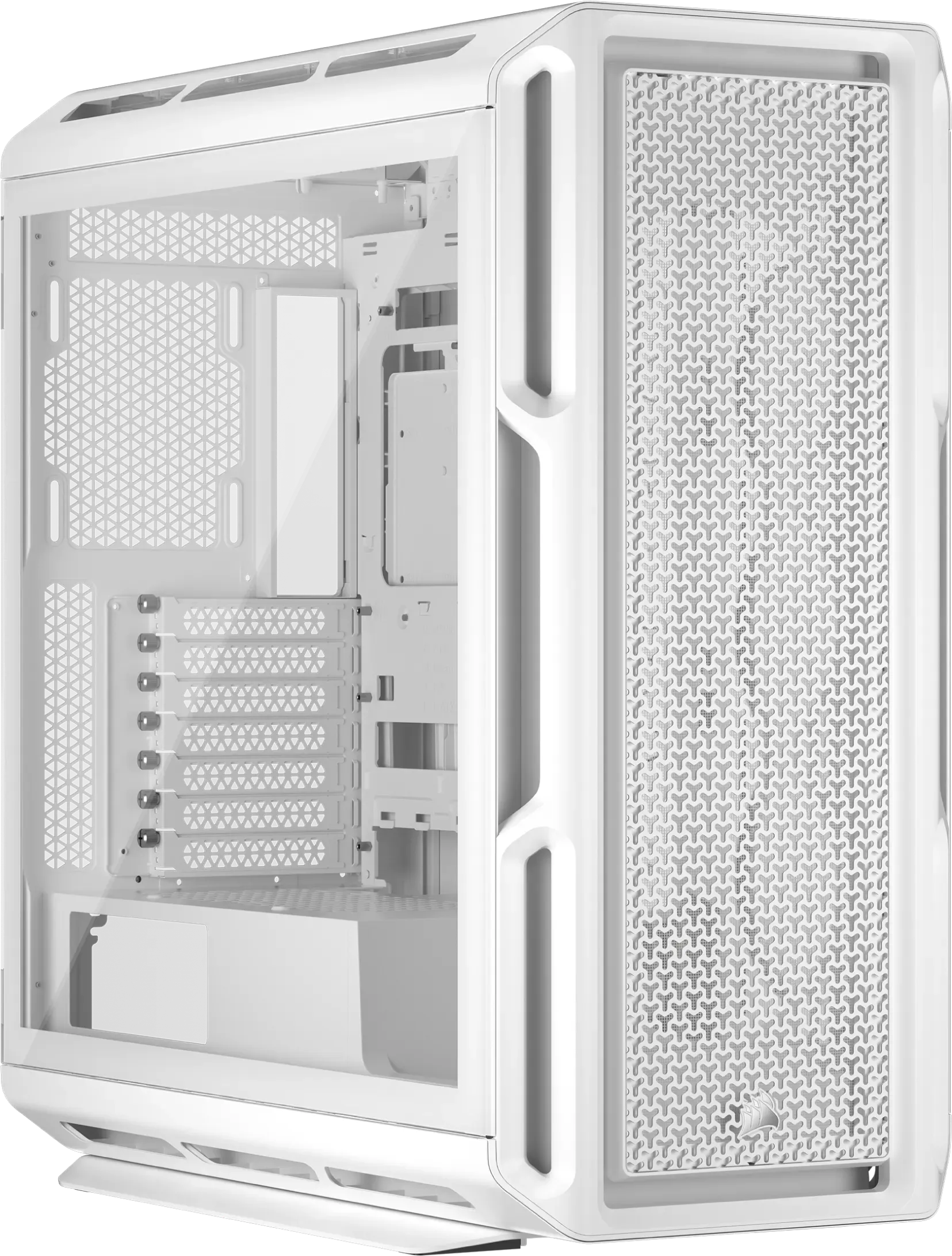 Corsair 5000T, Midi Tower, PC, White, ATX, EATX, micro ATX, Mini-ITX, Plastic, Steel, Tempered glass, Gaming