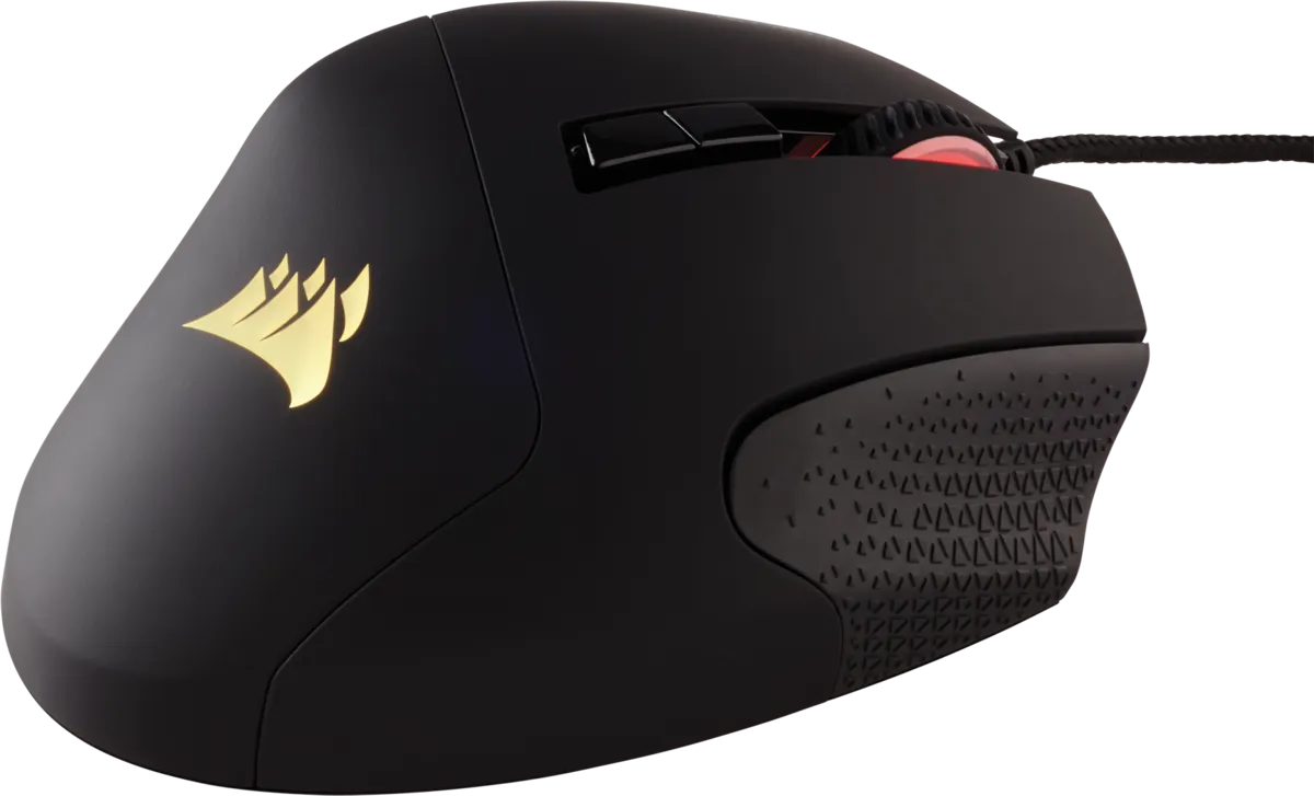 Corsair SCIMITAR RGB ELITE, Right-hand, Optical, USB Type-A, 18000 DPI, Black