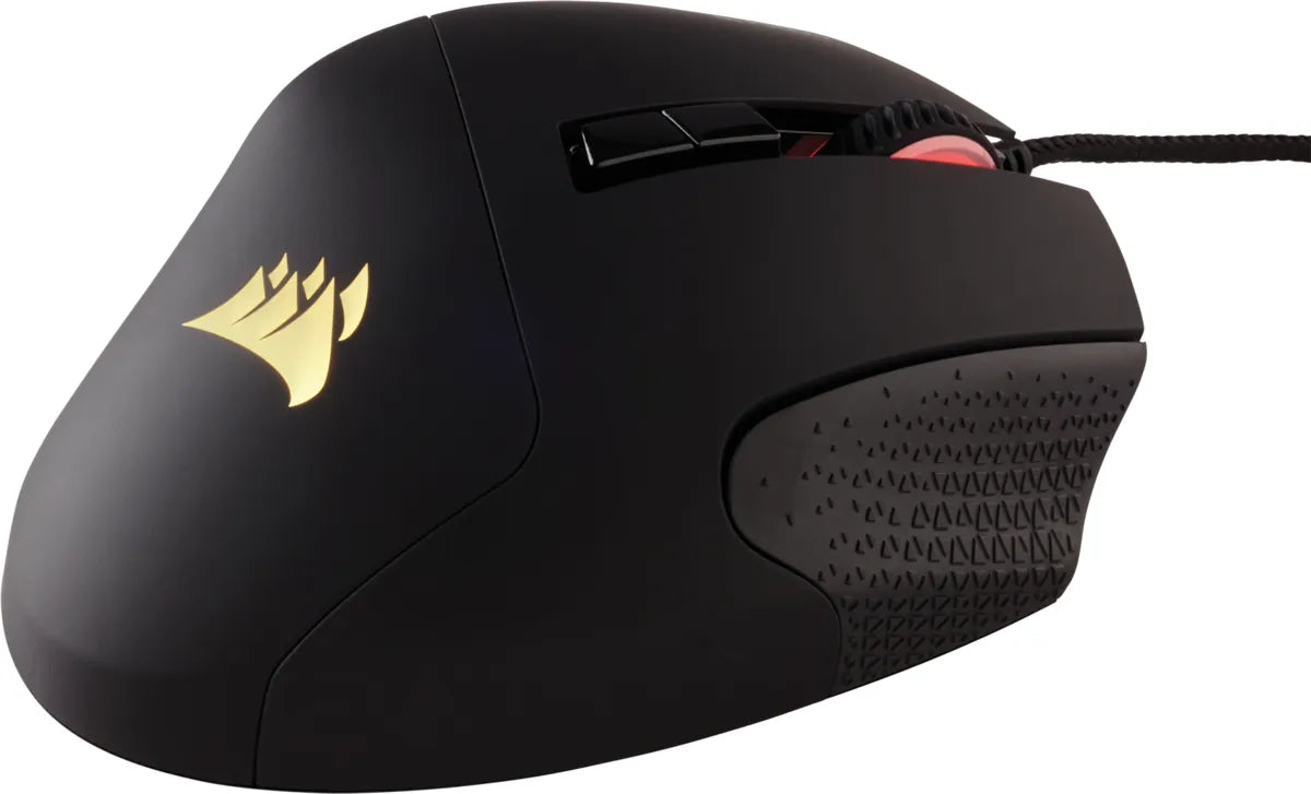 Corsair SCIMITAR RGB ELITE, Right-hand, Optical, USB, 18000 DPI, Black