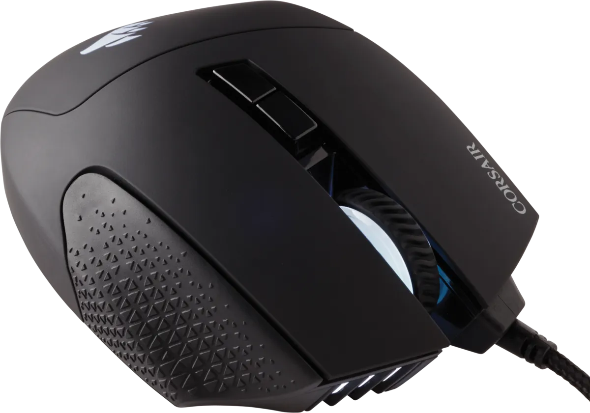 Corsair SCIMITAR RGB ELITE, Right-hand, Optical, USB Type-A, 18000 DPI, Black