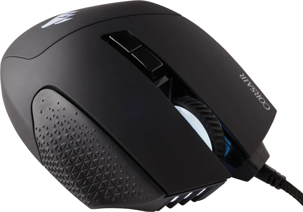 Corsair SCIMITAR RGB ELITE, Right-hand, Optical, USB, 18000 DPI, Black