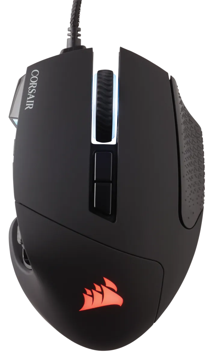 Corsair SCIMITAR RGB ELITE, Right-hand, Optical, USB Type-A, 18000 DPI, Black