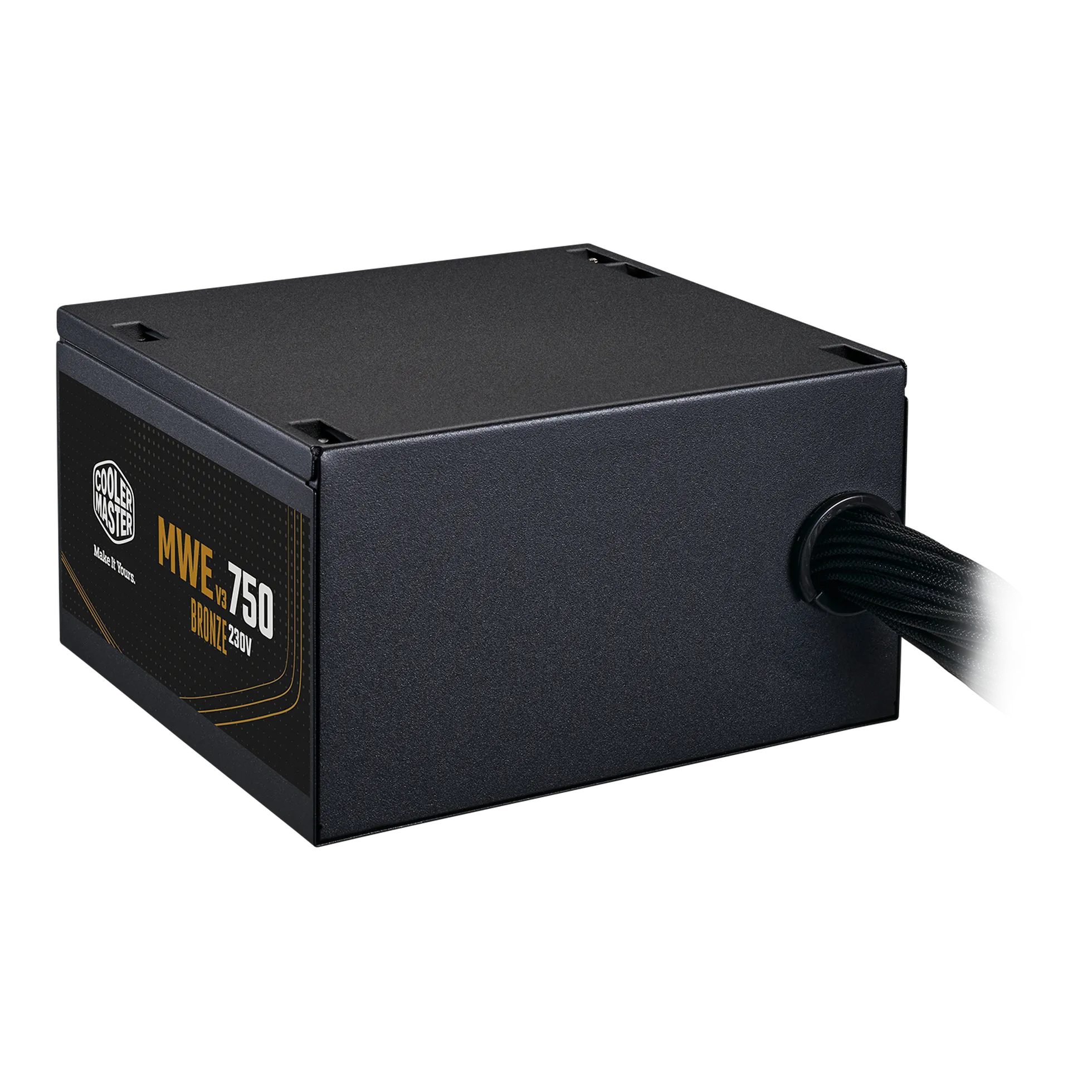 Cooler Master MWE Bronze 750 V3 230V, 750 W, 220 - 240 V, 50/60 Hz, 6 A, Active, 120 W