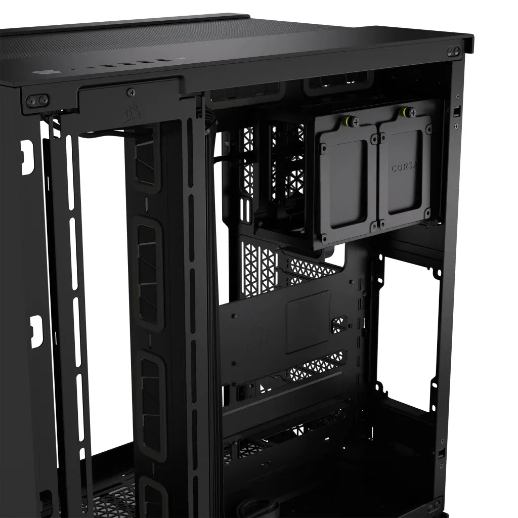 Corsair 6500D AIRFLOW, Midi Tower, PC, Black, ATX, 19 cm, 40 cm