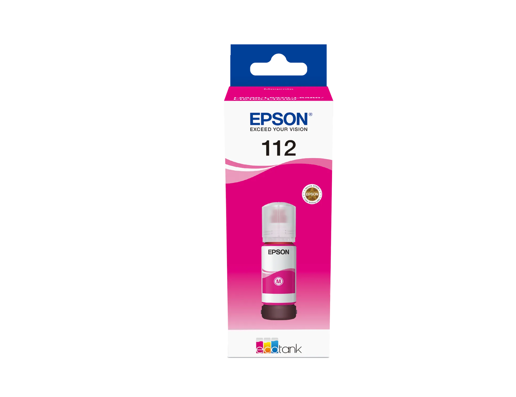 Epson EcoTank 112, Pigment magenta, Epson, L5160, L5150, 6000 pages, 70 ml, 1 pc(s)