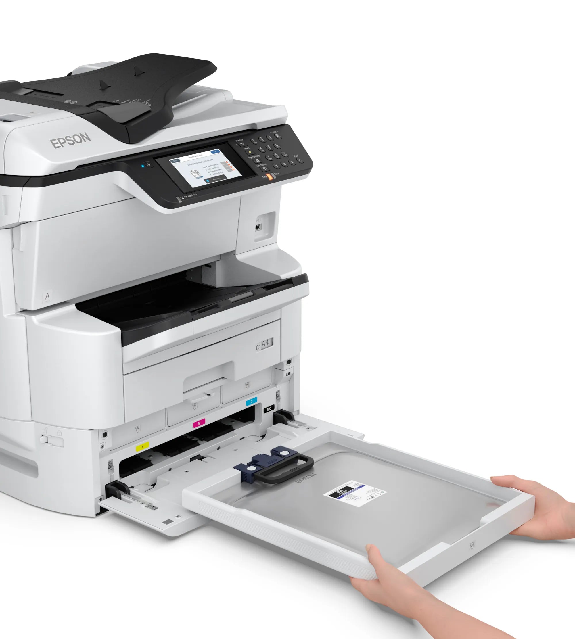 Epson WorkForce Pro WF‑C878RDWF, Inkjet, Colour printing, 4800 x 1200 DPI, A3+, Direct printing, Black, White