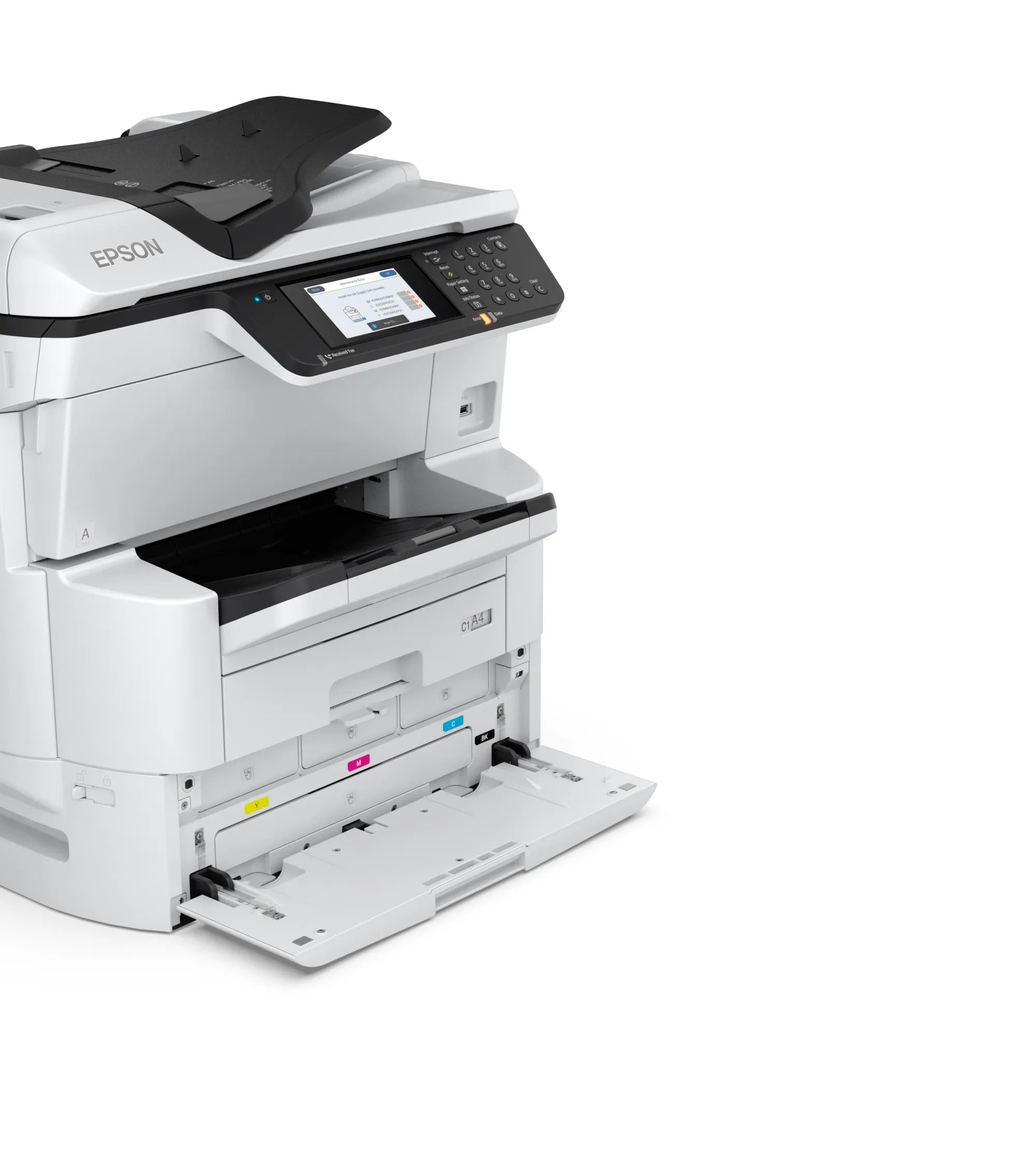 Epson WorkForce Pro WF‑C878RDWF, Inkjet, Colour printing, 4800 x 1200 DPI, A3+, Direct printing, Black, White