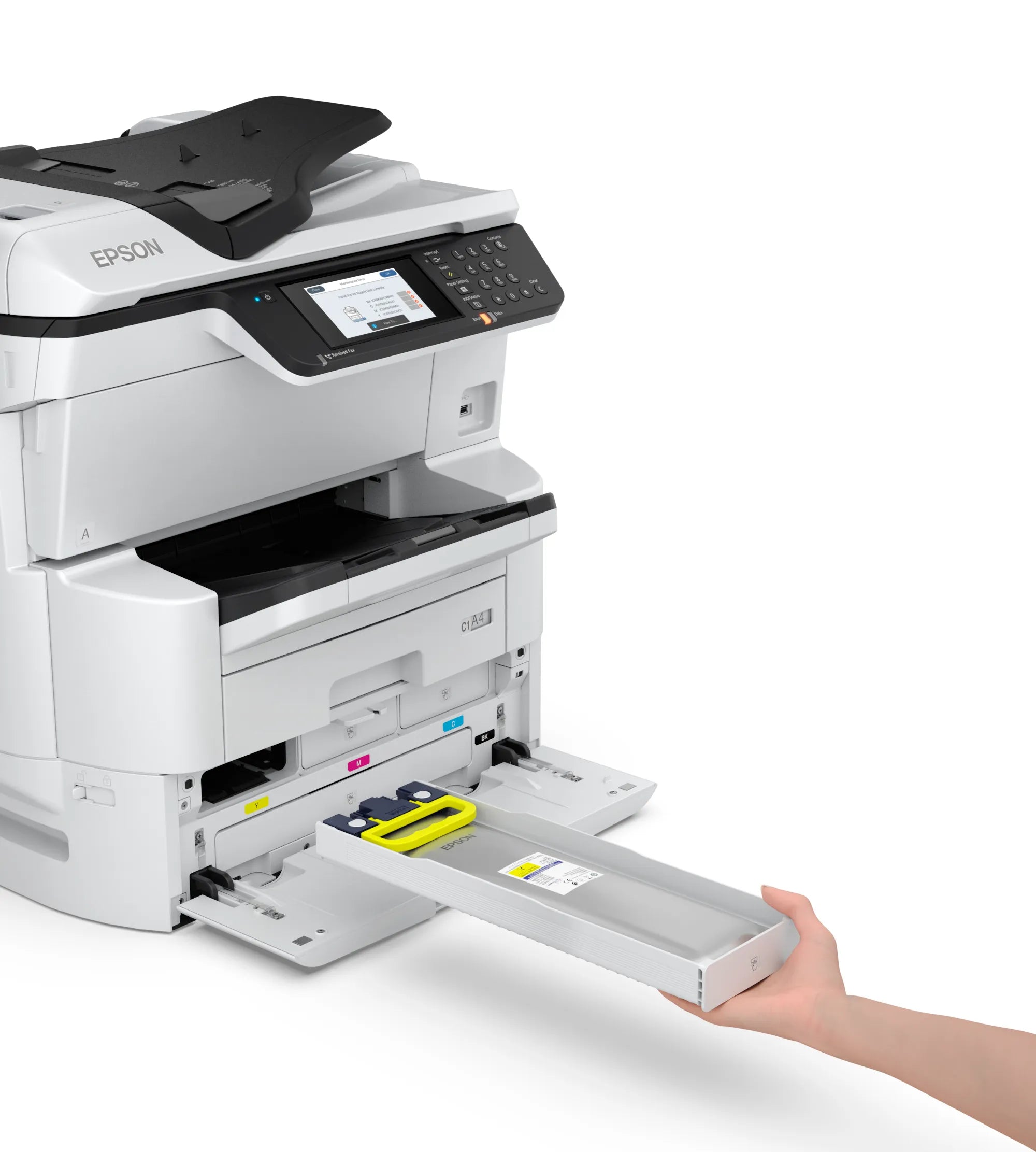 Epson WorkForce Pro WF‑C878RDWF, Inkjet, Colour printing, 4800 x 1200 DPI, A3+, Direct printing, Black, White