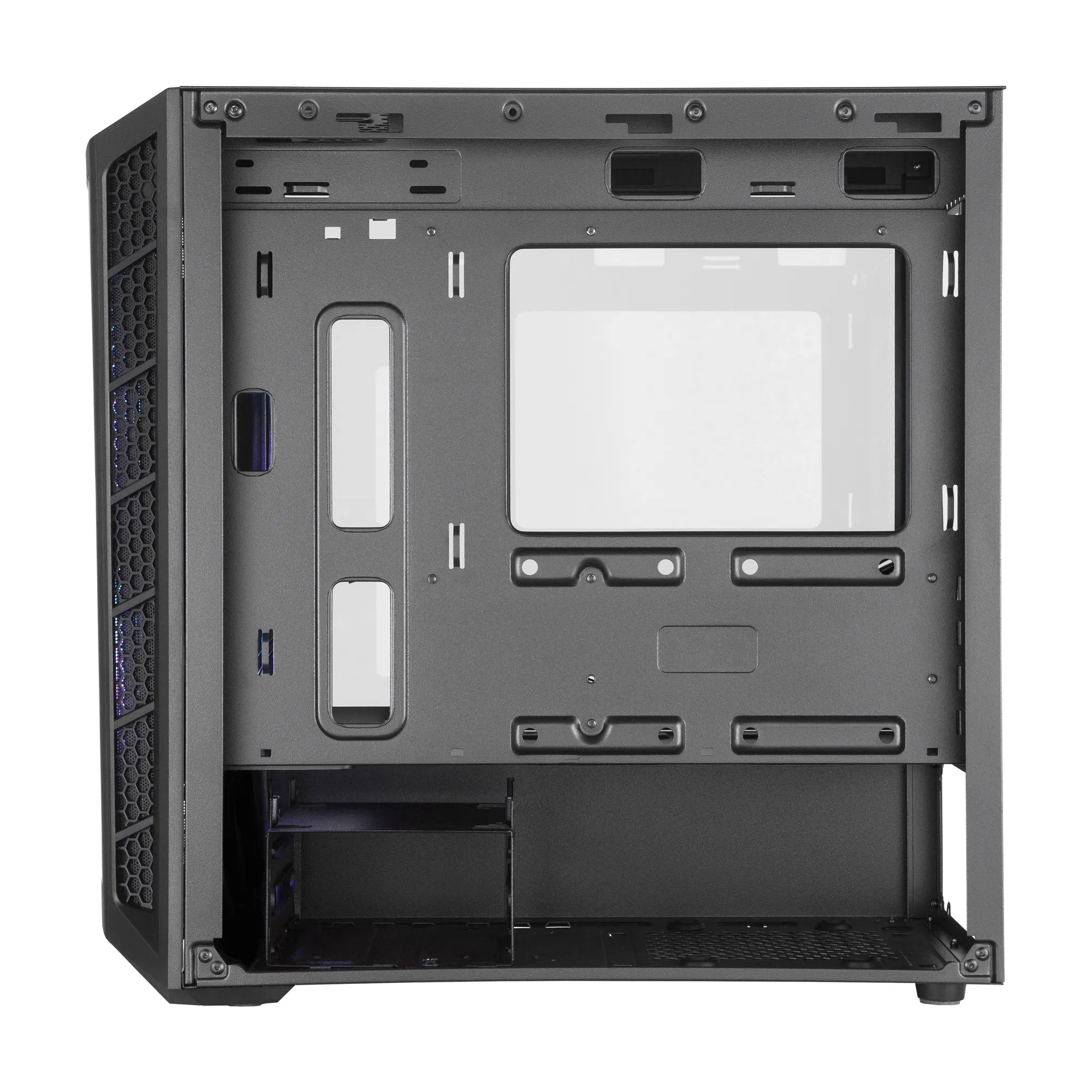 Cooler Master MasterBox MB311L ARGB, Mini-Tower, PC, Mesh,Plastic,Tempered glass, Black, Micro ATX,Mini-ITX, 2.2 cm