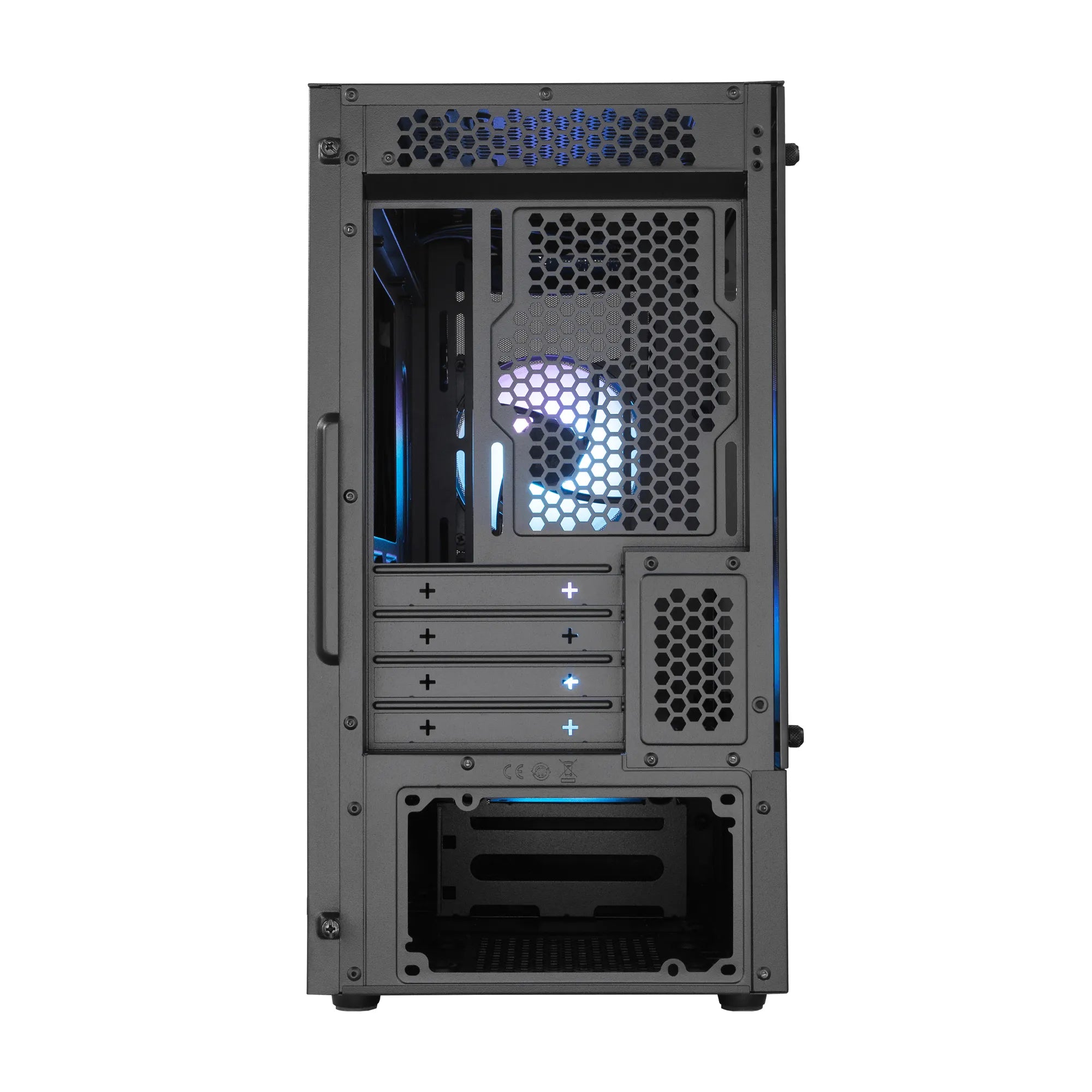 Cooler Master MasterBox MB311L ARGB, Mini-Tower, PC, Mesh,Plastic,Tempered glass, Black, Micro ATX,Mini-ITX, 2.2 cm