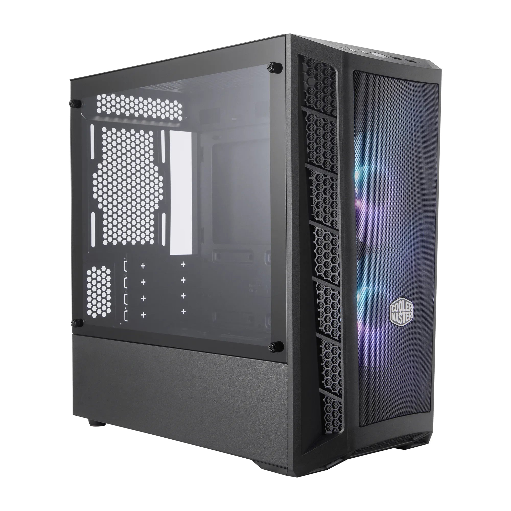 Cooler Master MasterBox MB311L ARGB, Mini-Tower, PC, Mesh,Plastic,Tempered glass, Black, Micro ATX,Mini-ITX, 2.2 cm