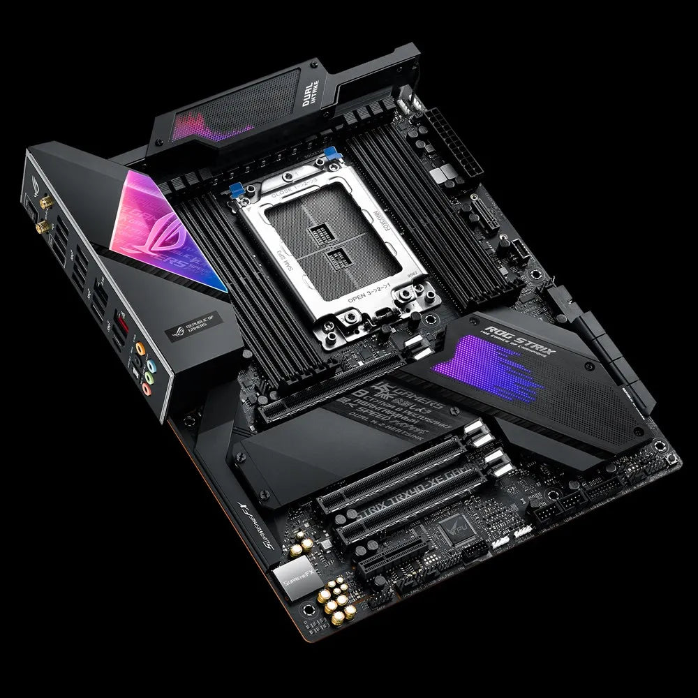 ASUS ROG STRIX TRX40-XE GAMING, AMD, sTRX4, AMD Ryzen, DDR4-SDRAM, DIMM, 2133,2400,2666,2800,3200,3400,3466,3733,3800,4133,4266,4333,4400,4600,4666 MHz