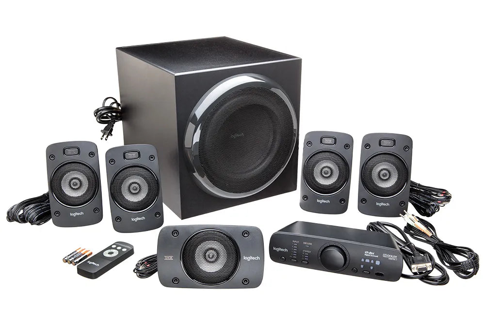 Logitech Surround Sound Speakers Z906, 5.1 channels, 500 W, Universal, Black, 1000 W, IR