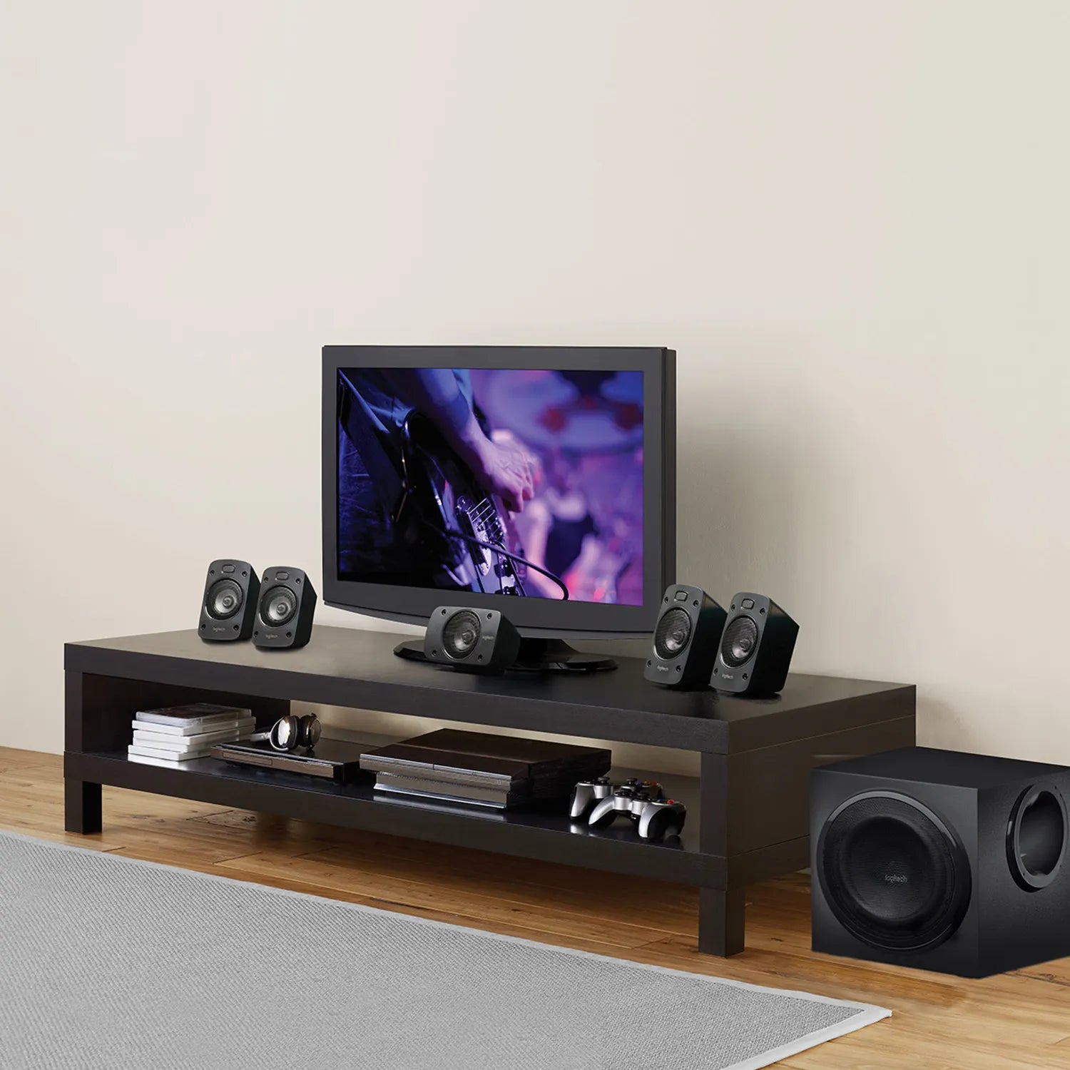 Logitech Surround Sound Speakers Z906, 5.1 channels, 500 W, Universal, Black, 1000 W, IR