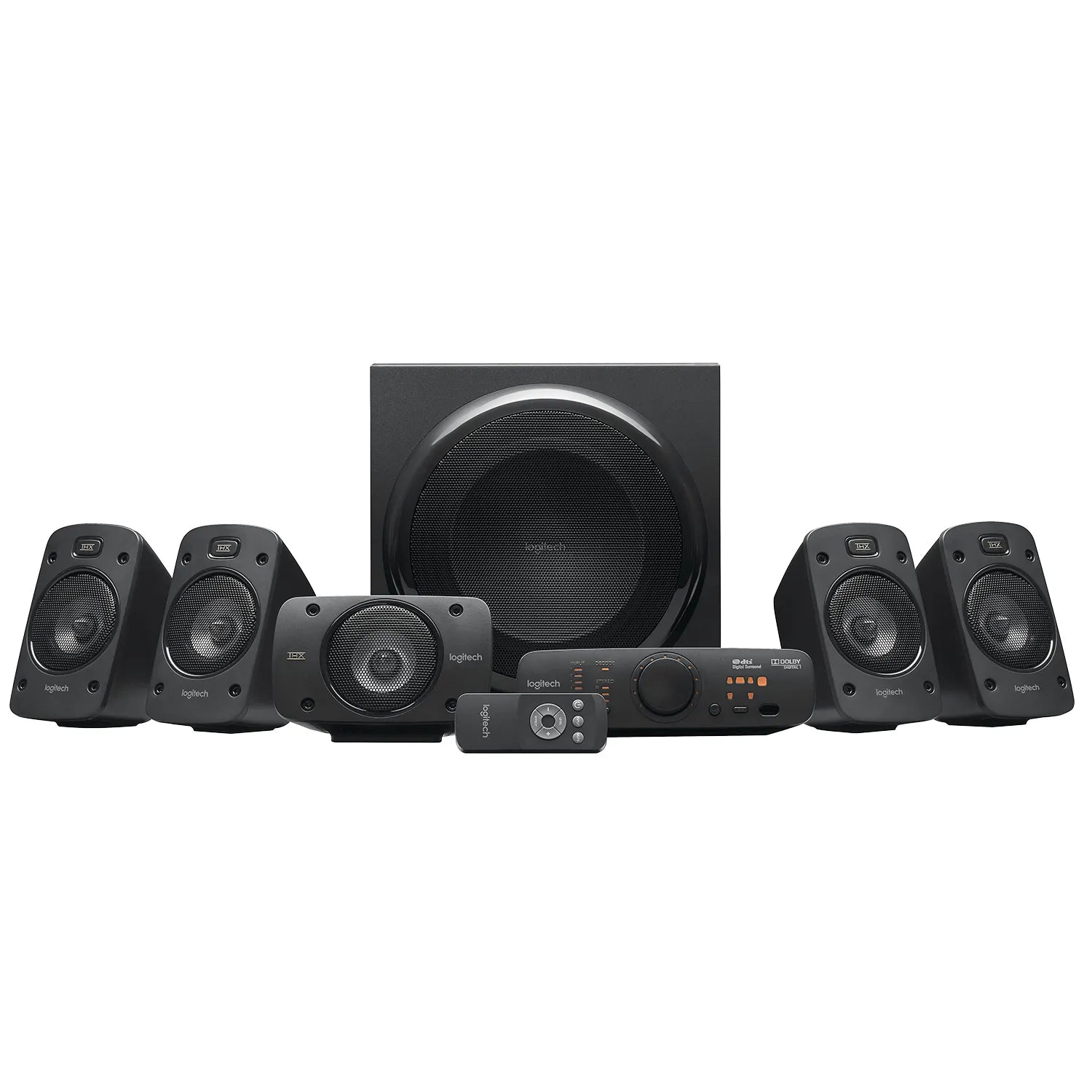 Logitech Surround Sound Speakers Z906, 5.1 channels, 500 W, Universal, Black, 1000 W, IR