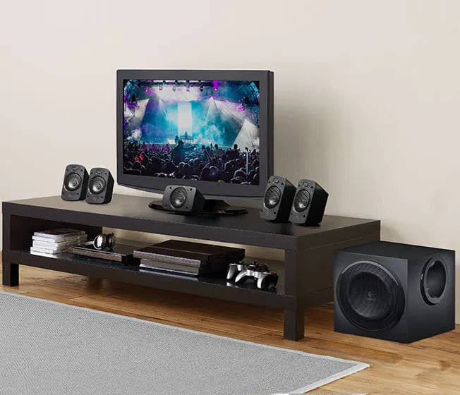 Logitech Surround Sound Speakers Z906, 5.1 channels, 500 W, Universal, Black, 1000 W, IR