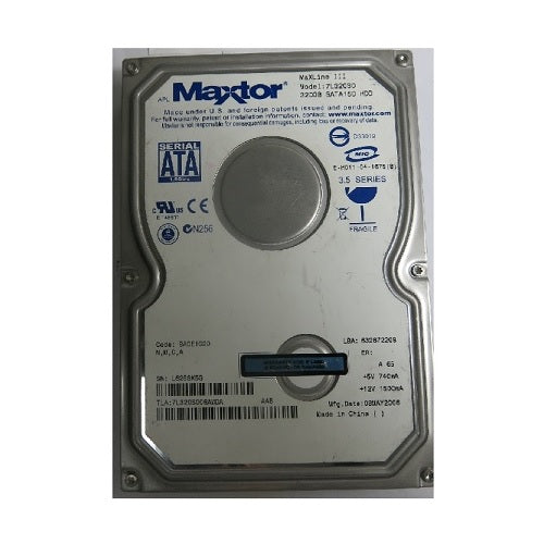 320GB Maxtor 3.5" SATA 7200rpm 2MB Desktop HD