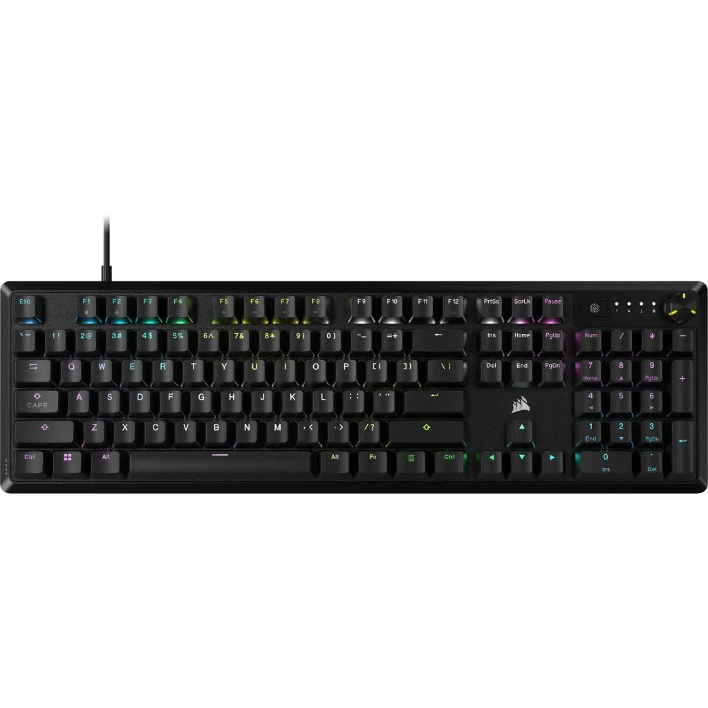 Corsair K70, Full-size (100%), USB, Mechanical, Black