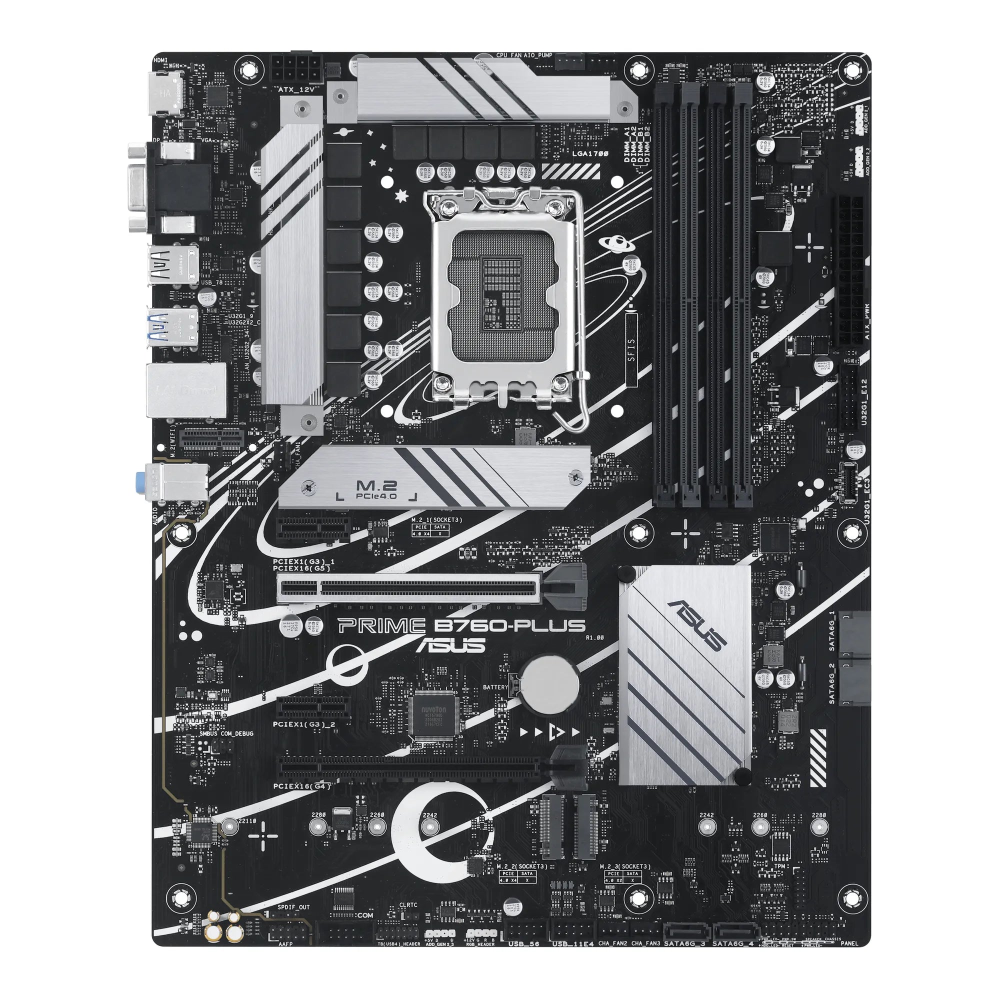 ASUS PRIME B760-PLUS, Intel, LGA 1700, Intel® Celeron®, Intel® Core™ i3, Intel® Core™ i5, Intel® Core™ i7, Intel® Core™ i9,..., LGA 1700, DDR5-SDRAM, 192 GB
