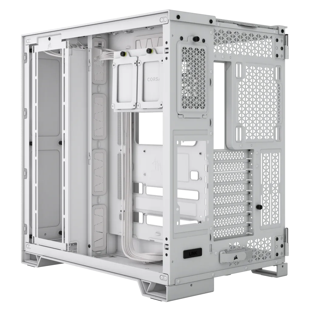 Corsair 6500D AIRFLOW, Midi Tower, PC, White, ATX, 19 cm, 40 cm