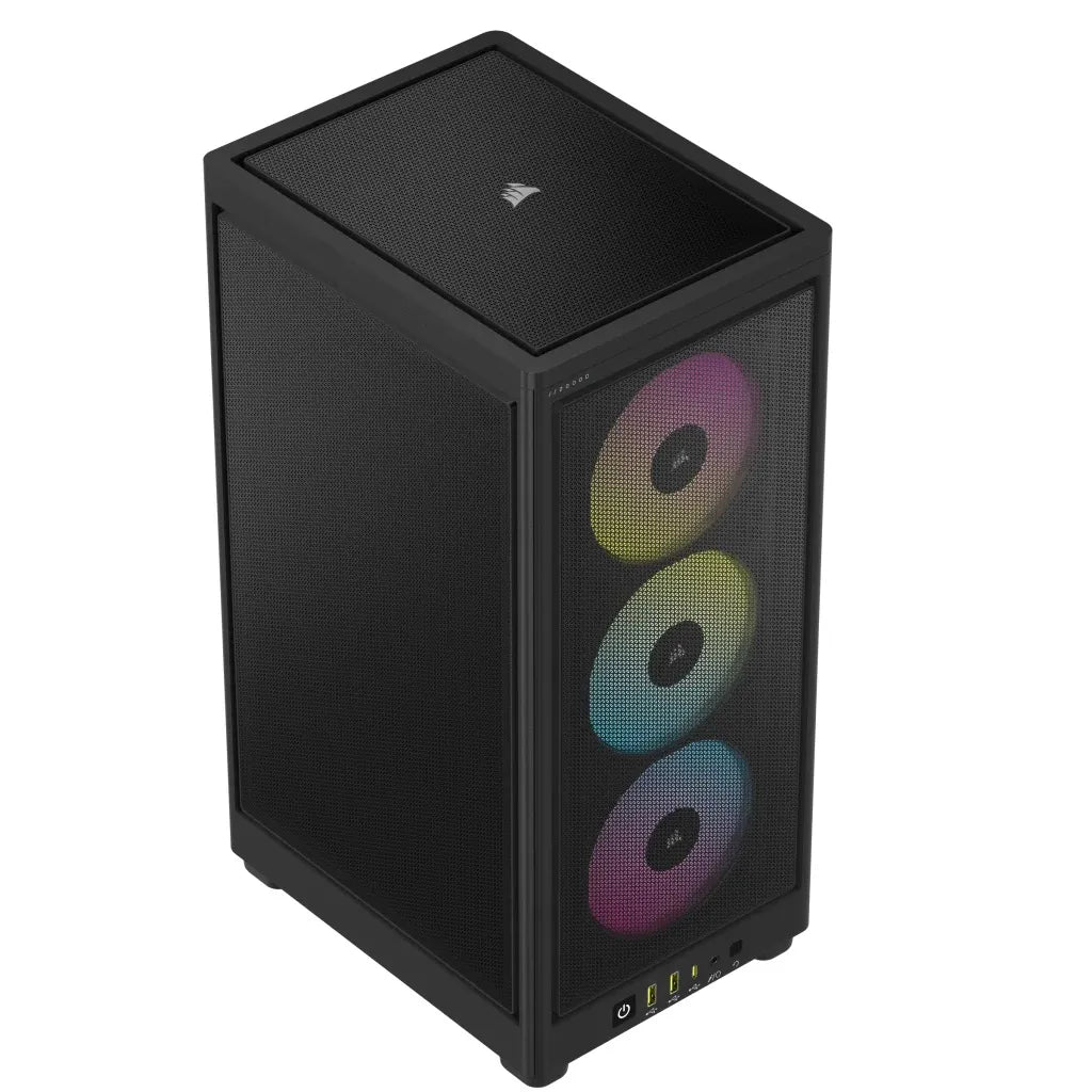 Corsair 2000D RGB AIRFLOW, Small Form Factor (SFF), PC, Black, Mini-ITX, Mesh, Multi