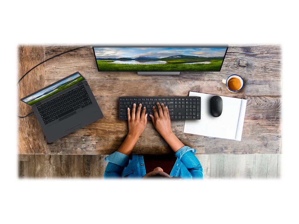 Dell Pro Wireless Keyboard and Mouse KM5221W US International (QWERTY)