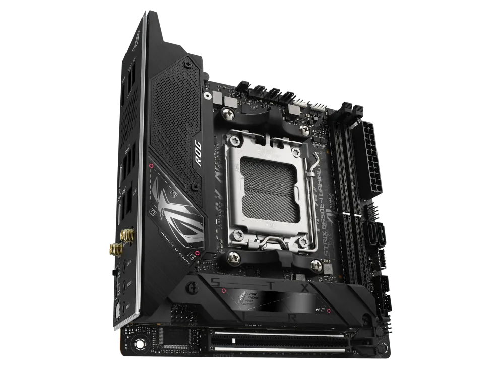 ASUS ROG STRIX B650E-I GAMING WIFI, AMD, Socket AM5, AMD Ryzen™ 7, Socket AM5, DDR5-SDRAM, 64 GB