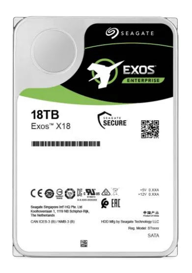 Seagate Enterprise ST18000NM004J, 3.5", 18000 GB, 7200 RPM