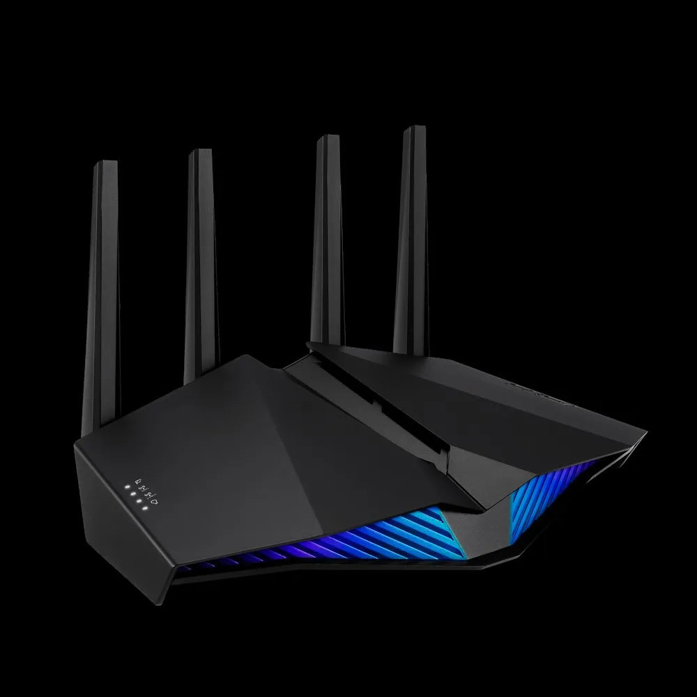 ASUS RT-AX82U, Wi-Fi 6 (802.11ax), Dual-band (2.4 GHz / 5 GHz), Ethernet LAN, Black, Tabletop router