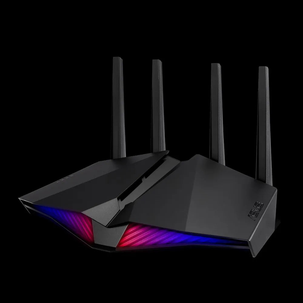 ASUS RT-AX82U, Wi-Fi 6 (802.11ax), Dual-band (2.4 GHz / 5 GHz), Ethernet LAN, Black, Tabletop router