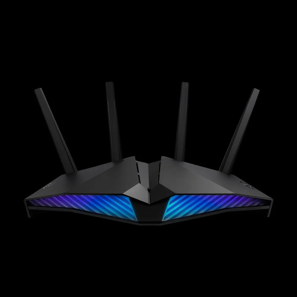 ASUS RT-AX82U, Wi-Fi 6 (802.11ax), Dual-band (2.4 GHz / 5 GHz), Ethernet LAN, Black, Tabletop router