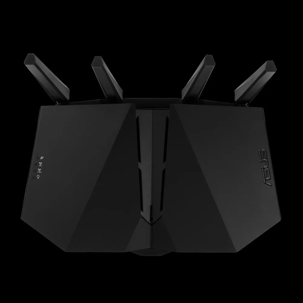 ASUS RT-AX82U, Wi-Fi 6 (802.11ax), Dual-band (2.4 GHz / 5 GHz), Ethernet LAN, Black, Tabletop router