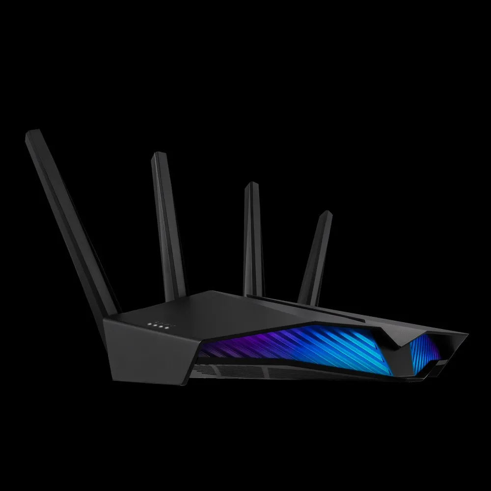 ASUS RT-AX82U, Wi-Fi 6 (802.11ax), Dual-band (2.4 GHz / 5 GHz), Ethernet LAN, Black, Tabletop router