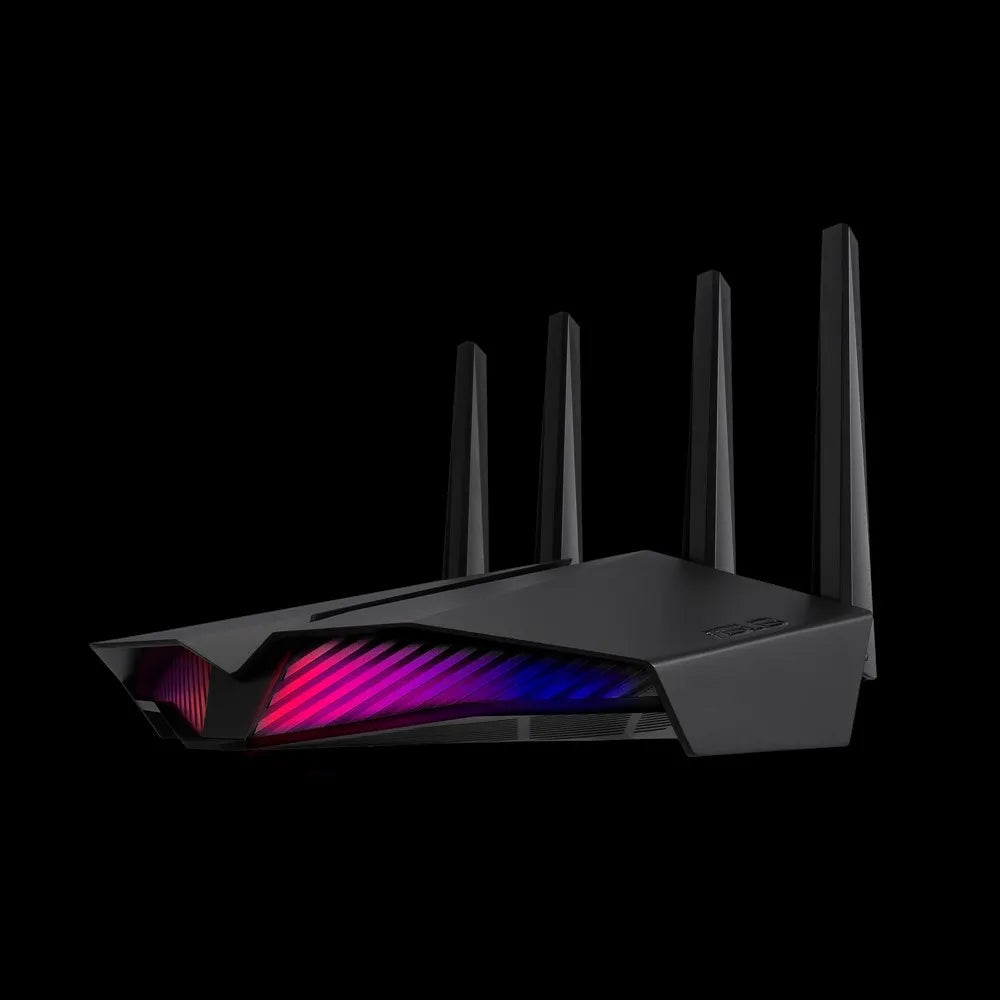 ASUS RT-AX82U, Wi-Fi 6 (802.11ax), Dual-band (2.4 GHz / 5 GHz), Ethernet LAN, Black, Tabletop router