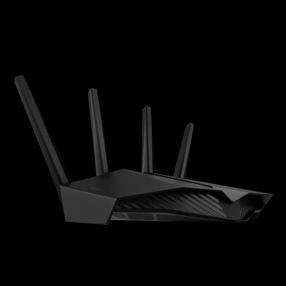 ASUS RT-AX82U, Wi-Fi 6 (802.11ax), Dual-band (2.4 GHz / 5 GHz), Ethernet LAN, Black, Tabletop router