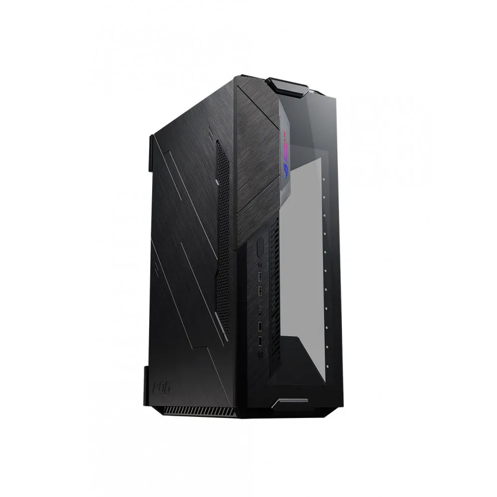 ASUS ROG Z11, PC, Acrylonitrile butadiene styrene (ABS), Aluminium, Steel, Tempered glass, Black, Mini-DTX, Mini-ITX, Bottom, 2x 140 mm