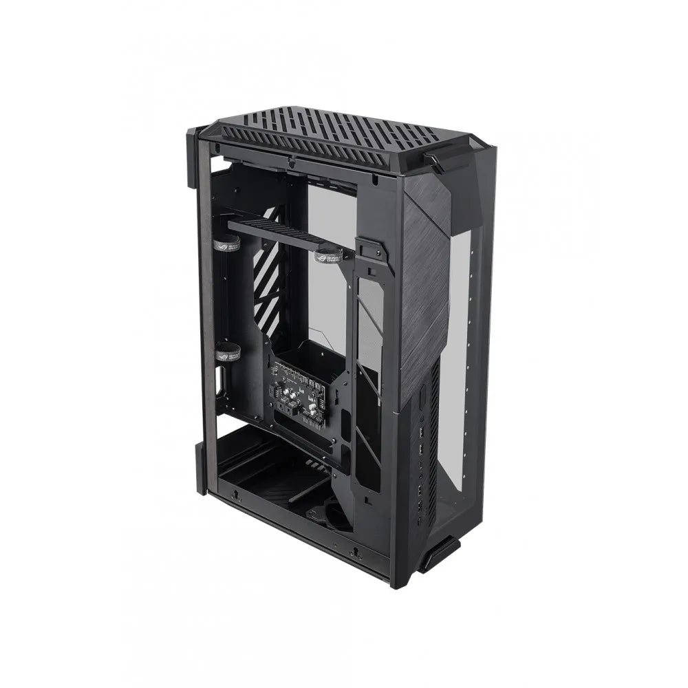 ASUS ROG Z11, Mini Tower, PC, Black, Mini-DTX, Mini-ITX, Acrylonitrile butadiene styrene (ABS), Aluminium, Steel, Tempered glass, 13 cm
