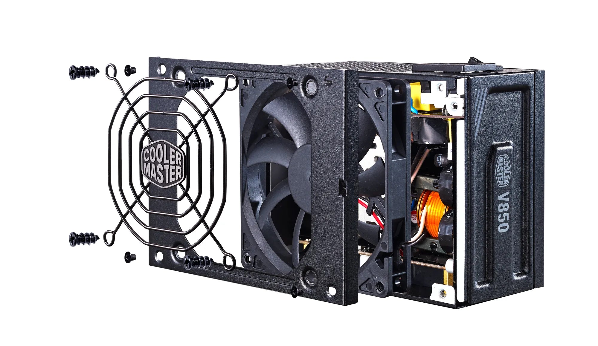 Cooler Master V850 SFX Gold, 850 W, 90 - 264 V, 47 - 63 Hz, 12 - 6 A, Active, 120 W