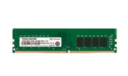 Transcend TS2GLH72V2B, 16 GB, 1 x 16 GB, DDR4, 3200 MHz, 288-pin DIMM