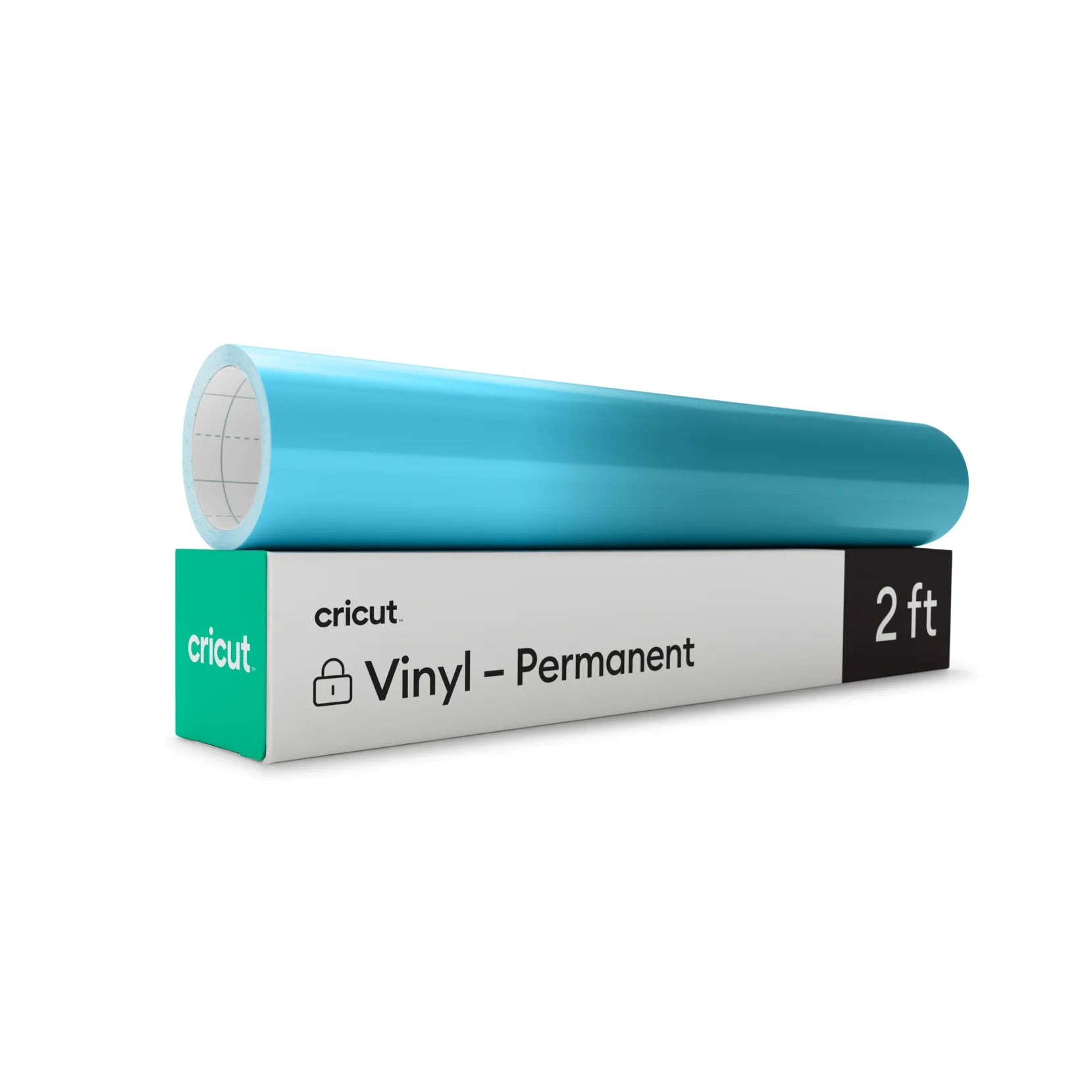 Cricut 2009588, Heat transfer vinyl roll, Smooth heat transfer vinyl, Blue, Turquoise, Monochromatic, Glossy, Hand wash