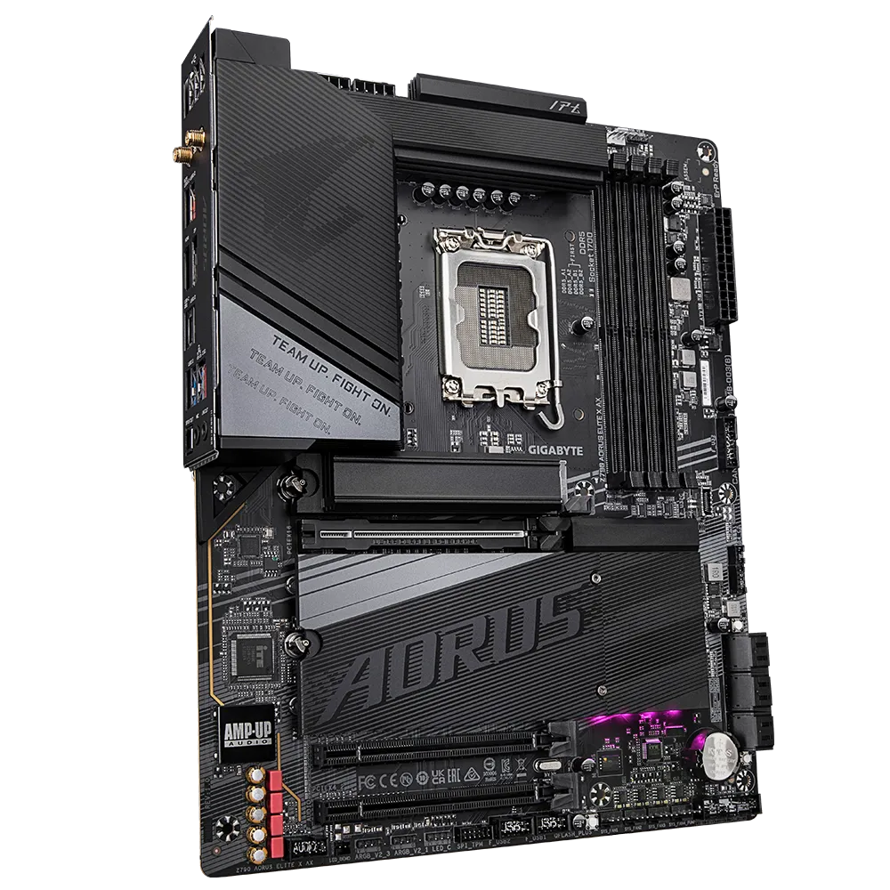 GIGABYTE Z790 AORUS ELITE X AX, Intel, LGA 1700, Intel® Celeron®, Intel® Core™ i3, Intel® Core™ i5, Intel® Core™ i7, Intel® Core™ i9,..., LGA 1700, DDR5-SDRAM, 192 GB