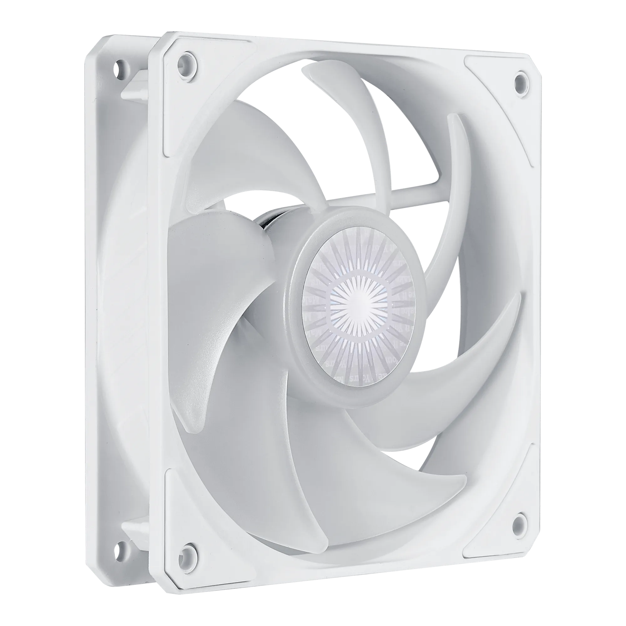 Cooler Master SickleFlow 120 ARGB White Edition 3 In 1, Fan, 12 cm, 650 RPM, 1800 RPM, 27 dB, 62 cfm